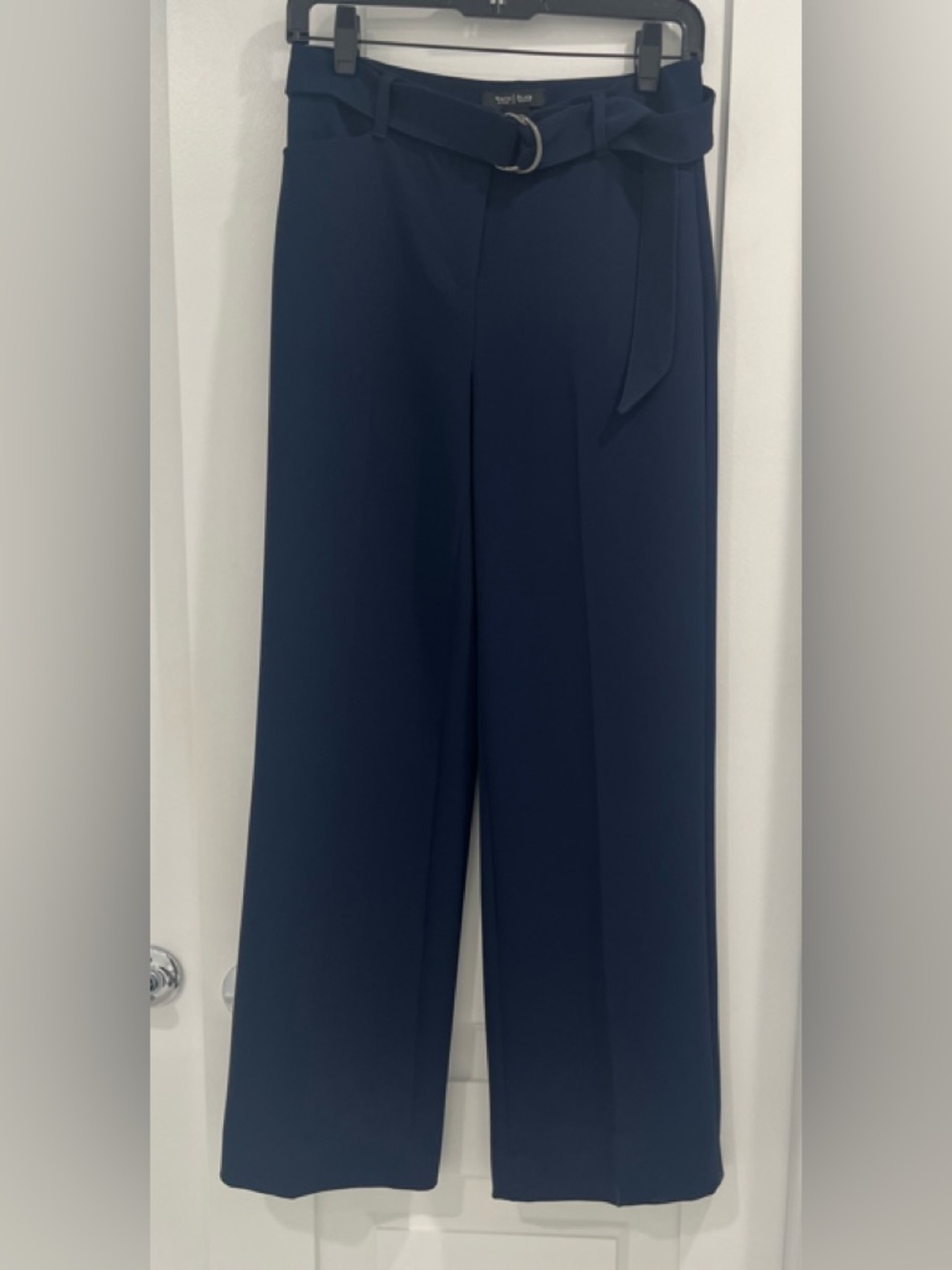 White House Black Market Navy Wide Leg Pants, Size 0